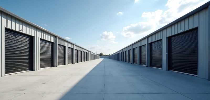 Wide Driveway for Commercial Use